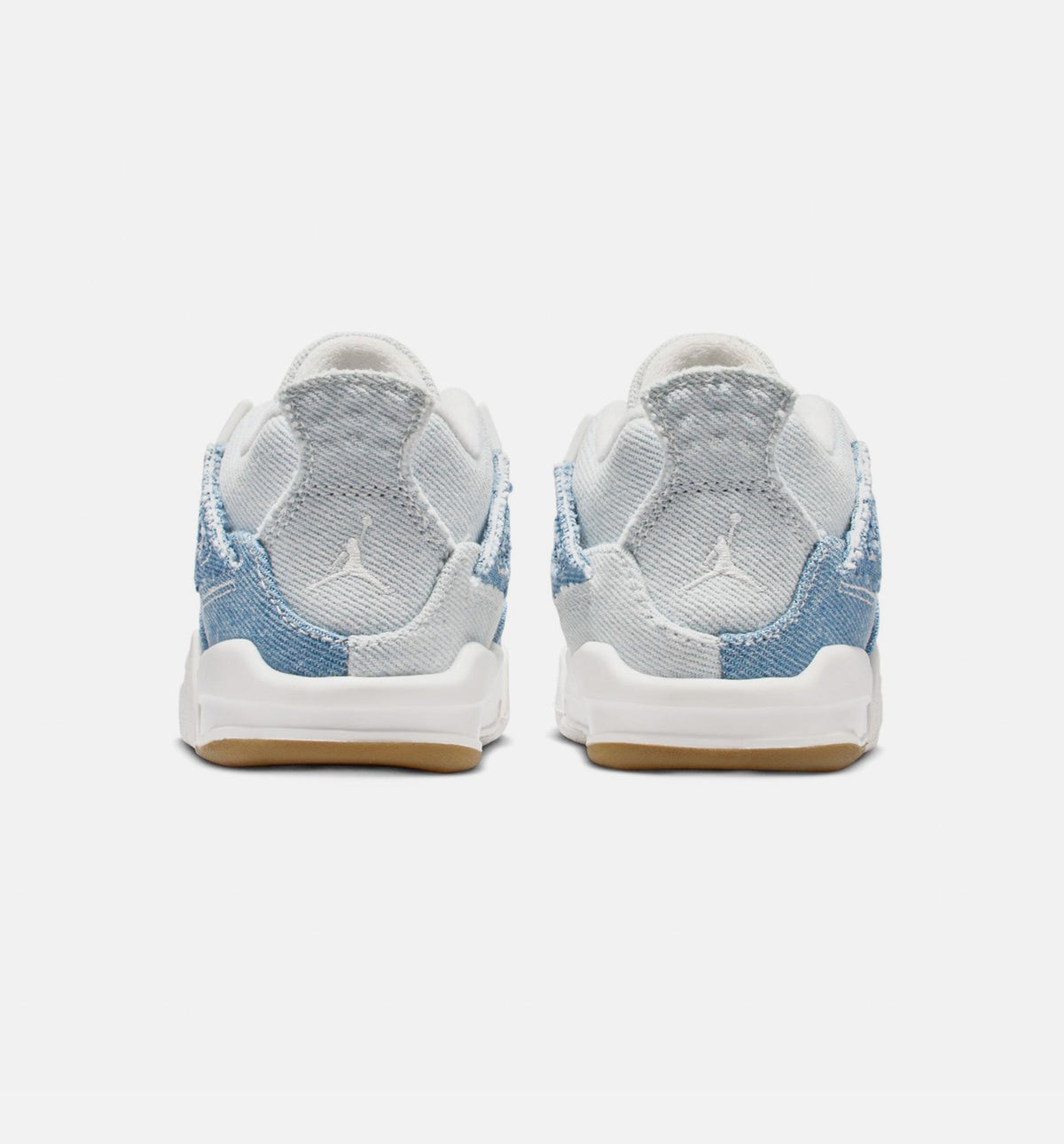 Air Jordan 4 Retro Worn Blue – Infant & Toddler Lifestyle Shoe | Sail/Worn Blue/Metallic Gold