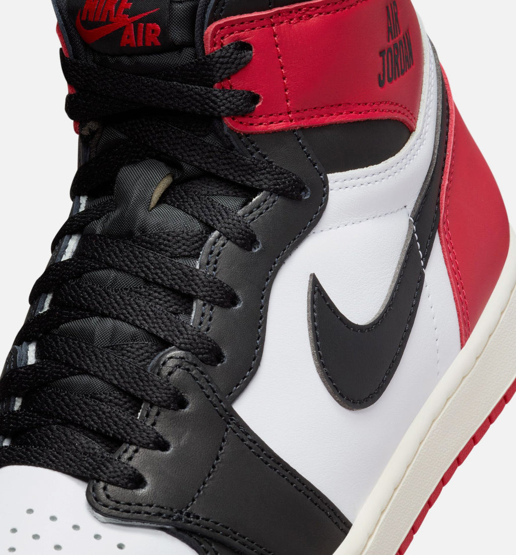 Air Jordan 1 Retro High OG Black Toe – Men's Lifestyle Shoe | White/Black/Varsity Red/Sail