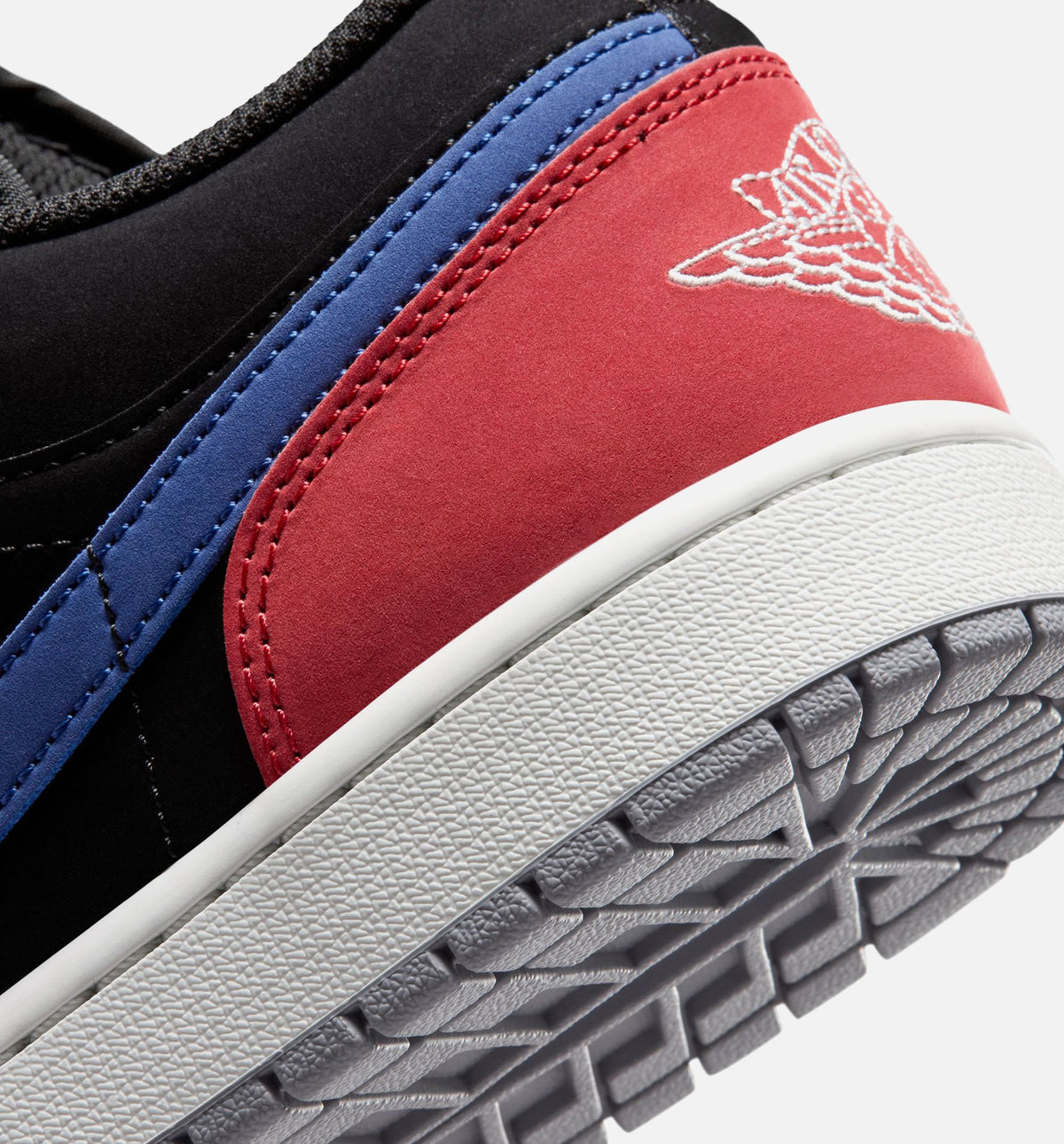 Air Jordan 1 Low – Men's Lifestyle Shoe | Black/Summit White/True Blue/Varsity Red