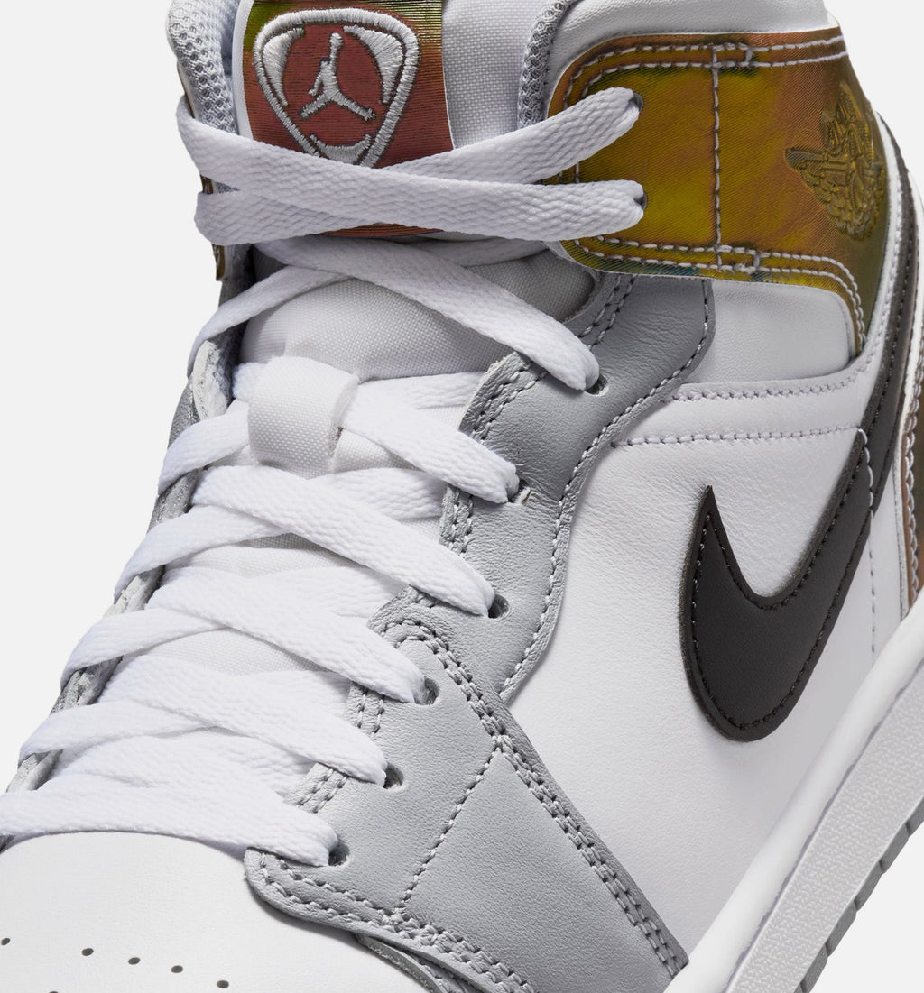 Air Jordan 1 Mid SE – Men's Lifestyle Shoe | Black/White/Wolf Grey