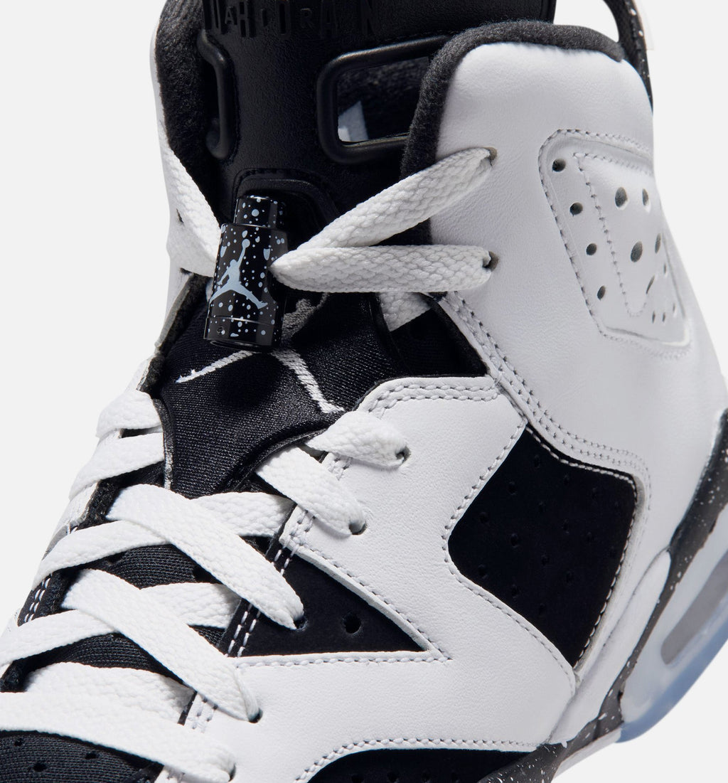 Air Jordan 6 Retro Black and White Grade School – Black/White