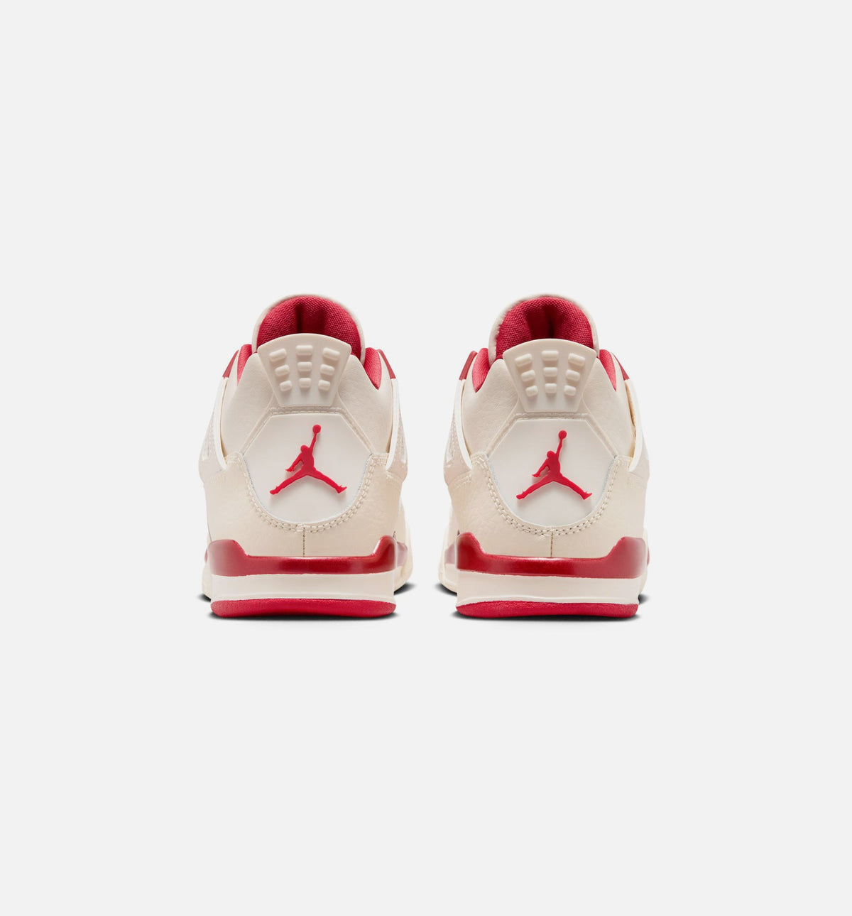 Air Jordan 4 Retro Valentine’s Day Preschool – Pale Ivory/Sierra Red/Tough Red
