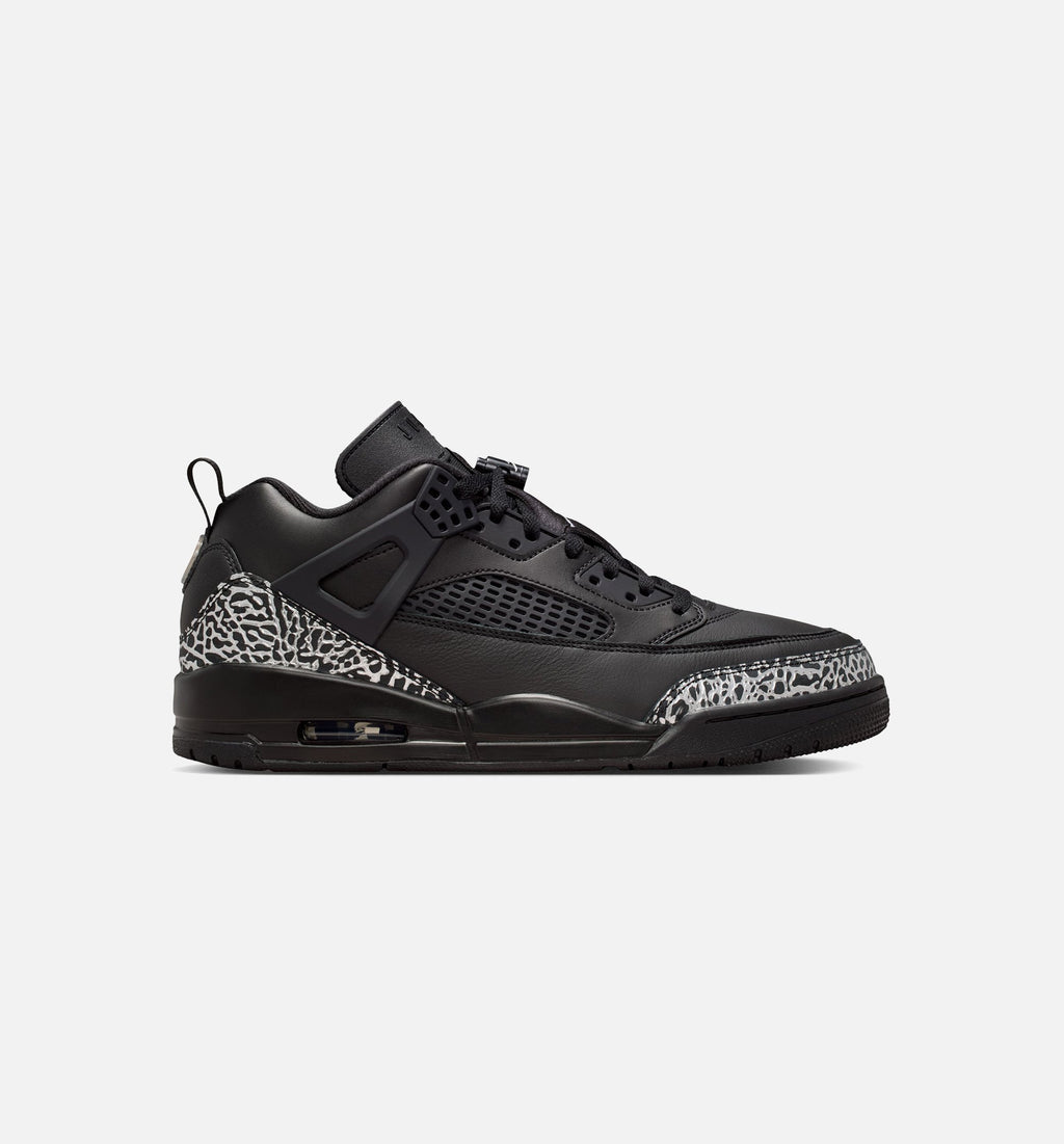 Jordan Spizike Low – Men's Basketball Shoe | Black/Metallic Silver