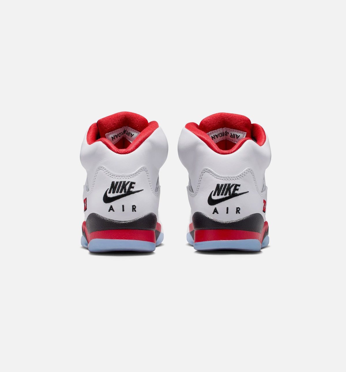 Air Jordan 5 Retro Fire Red Grade School – White/Fire Red/Black