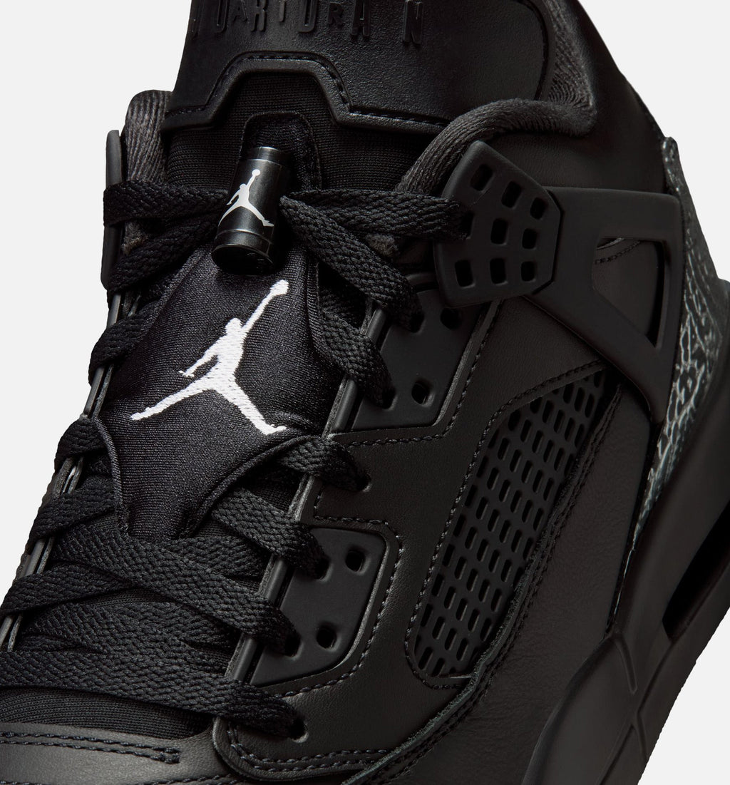 Jordan Spizike Low – Men's Basketball Shoe | Black/Metallic Silver