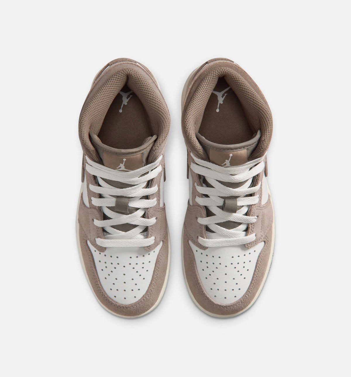 Air Jordan 1 Mid Grade School – Enigma Stone/Olive Grey/Summit White