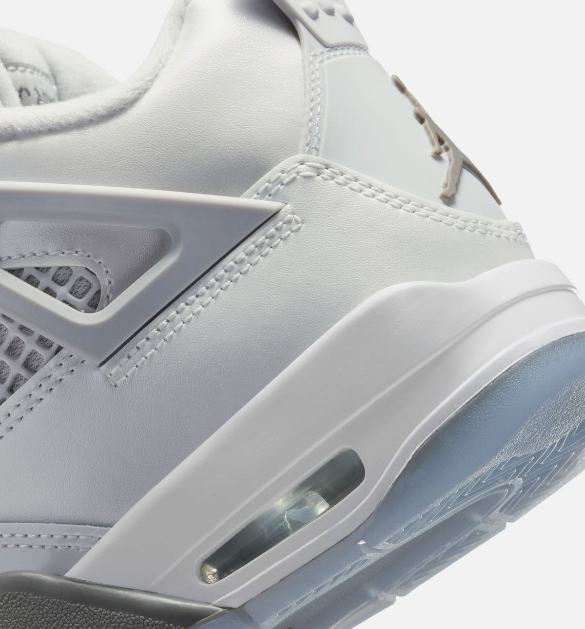 Air Jordan 4 Retro Blue Chill Grade School – Photon Dust/Blue Chill/Flat Pewter/White/Blue Tint