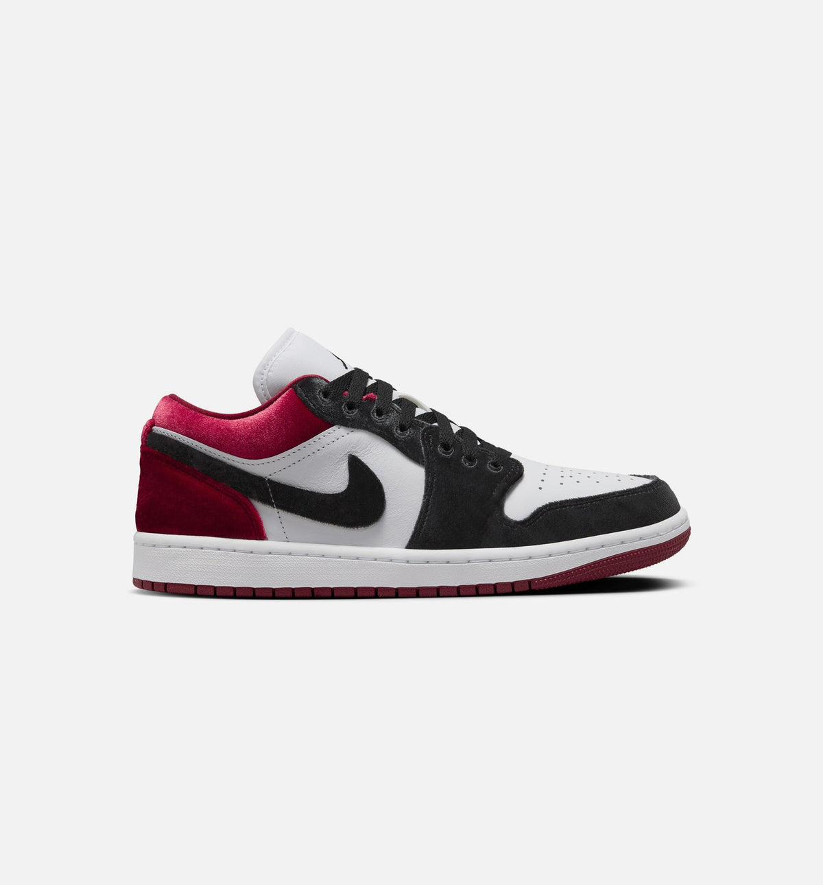 Air Jordan 1 Low SE Velvet – Women's Lifestyle Shoe | Black/Gym Red/White