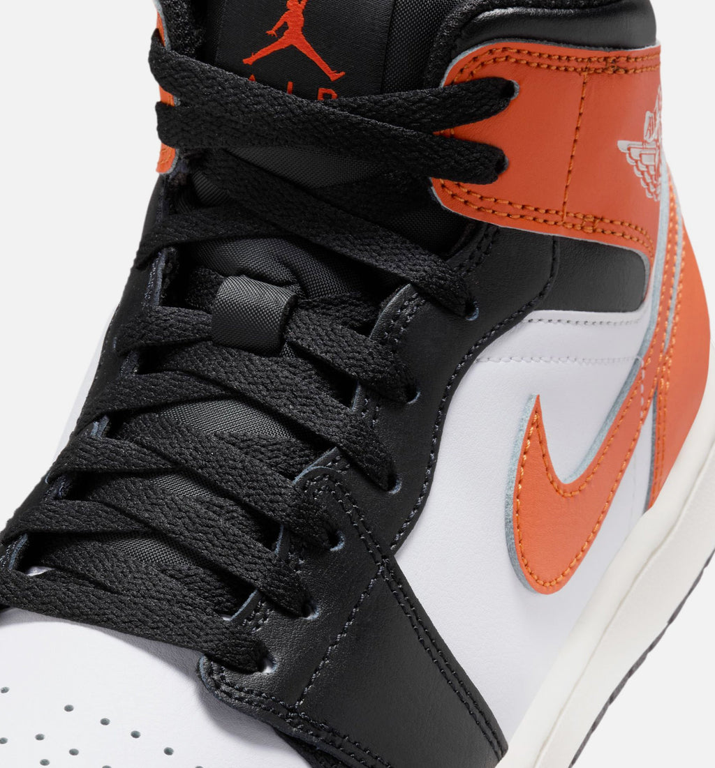 Air Jordan 1 Mid – Men's Lifestyle Shoe | Starfish/White/Sail/Black