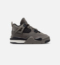 Air Jordan 4 Retro Cave Stone & Black – Infant & Toddler Lifestyle Shoe | Cave Stone/Black/Moon Particle
