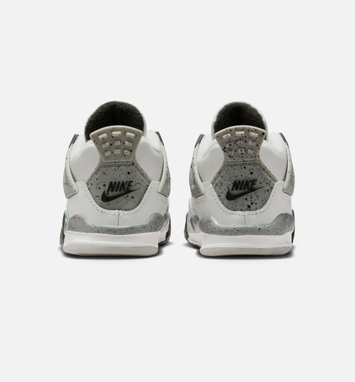 Air Jordan 4 Retro White Cement – Infant & Toddler Lifestyle Shoe | Summit White/Fire Red/Cement Grey/Black