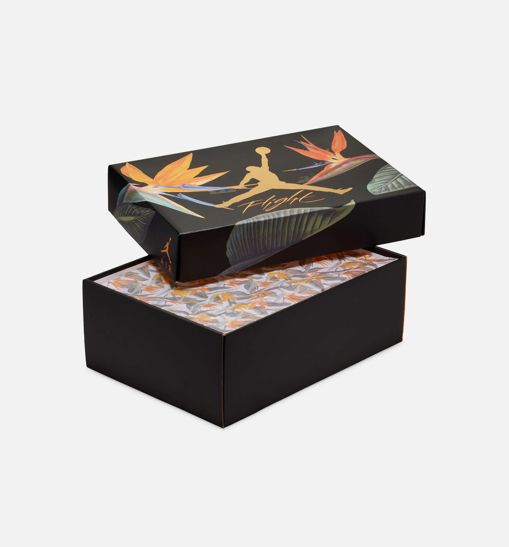 Air Jordan 4 Retro Birds of Paradise – Women's Lifestyle Shoe | Coconut Milk/Metallic Gold/Muslin/Bright Mango/Sundial/Black
