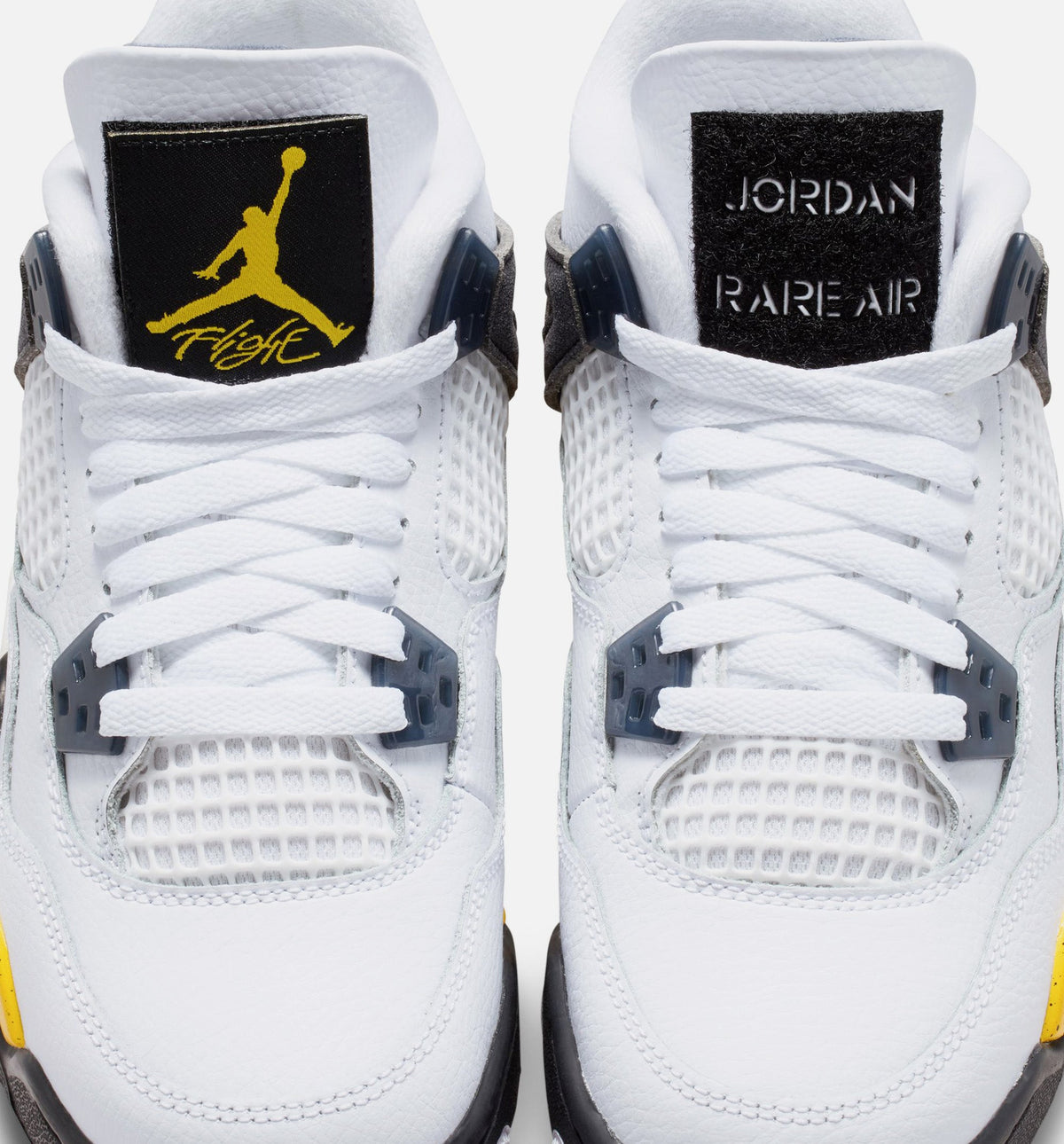 Air Jordan 4 Retro Rare Air Tour Yellow Grade School – White/Dark Blue Grey/Black/Tour Yellow