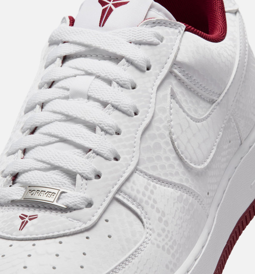 Nike Kobe Air Force 1 Low Merion – Men's Lifestyle Shoe | White/Team Red