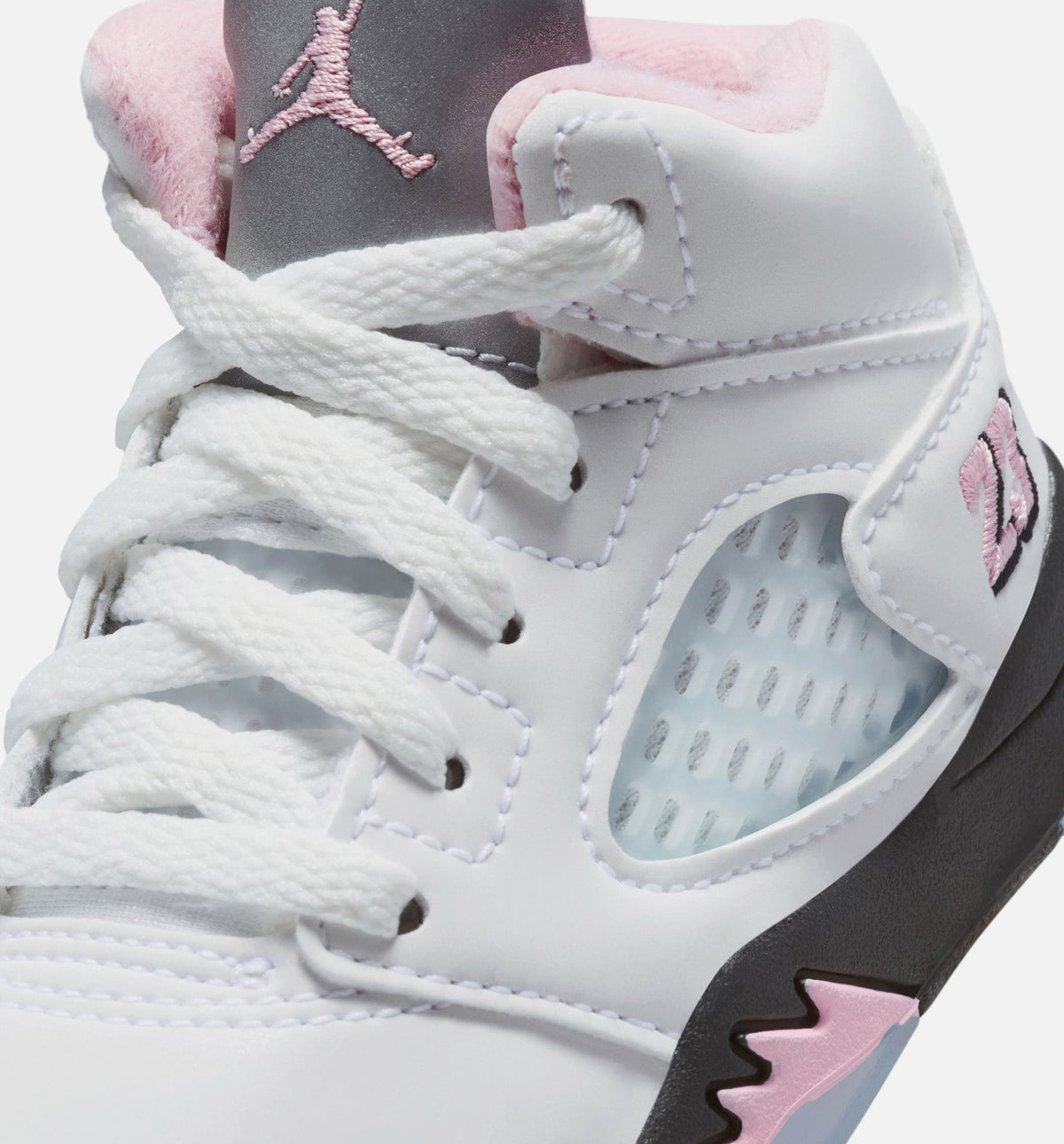 Air Jordan 5 Retro Medium Soft Pink – Infant & Toddler Lifestyle Shoe | White/Black/Medium Soft Pink