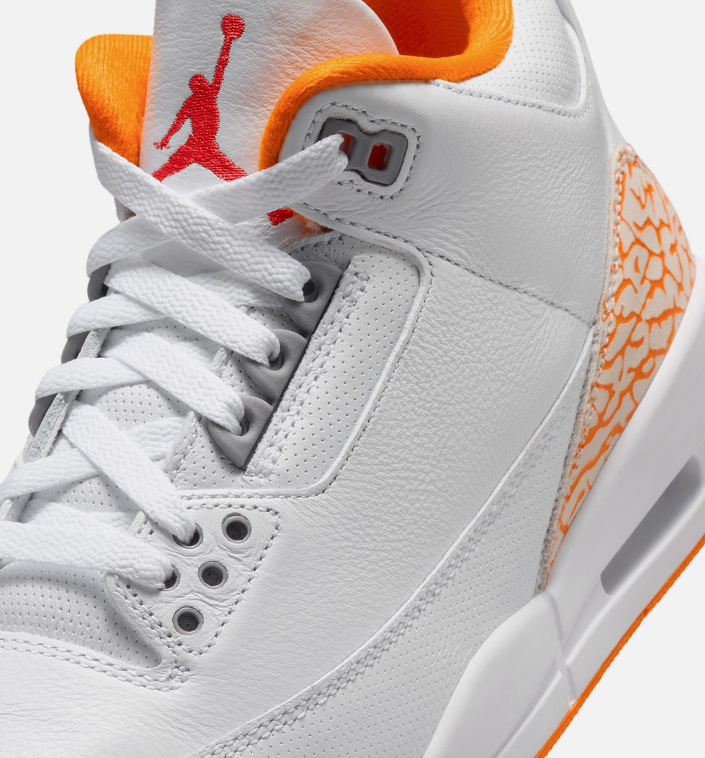 Air Jordan 3 Retro Orange Citrus – Women's Lifestyle Shoe | White/Multicolor