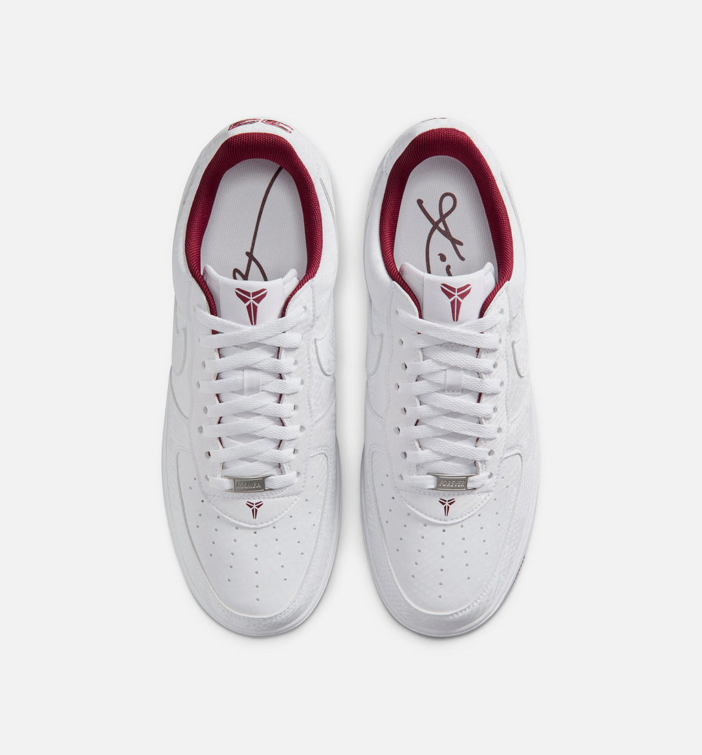 Nike Kobe Air Force 1 Low Merion – Men's Lifestyle Shoe | White/Team Red