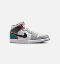 Air Jordan 1 Mid SE – Men's Lifestyle Shoe | Black/White/Wolf Grey