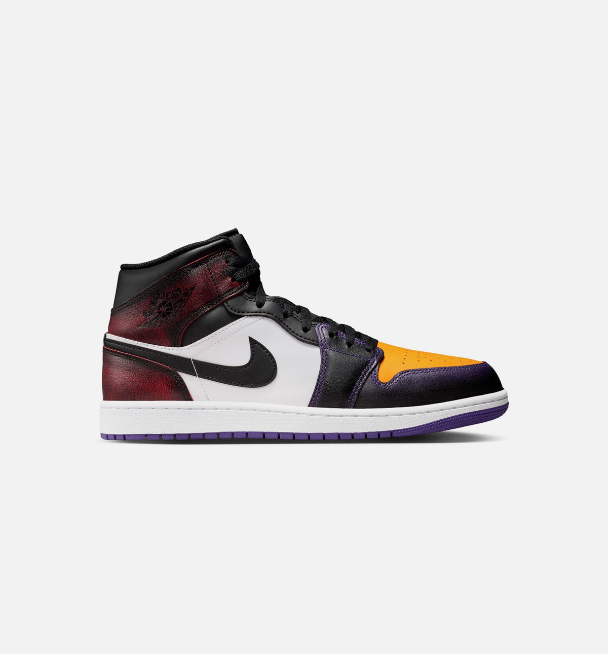Air Jordan 1 Mid SE – Men's Lifestyle Shoe | True Red/White/Court Purple/Black