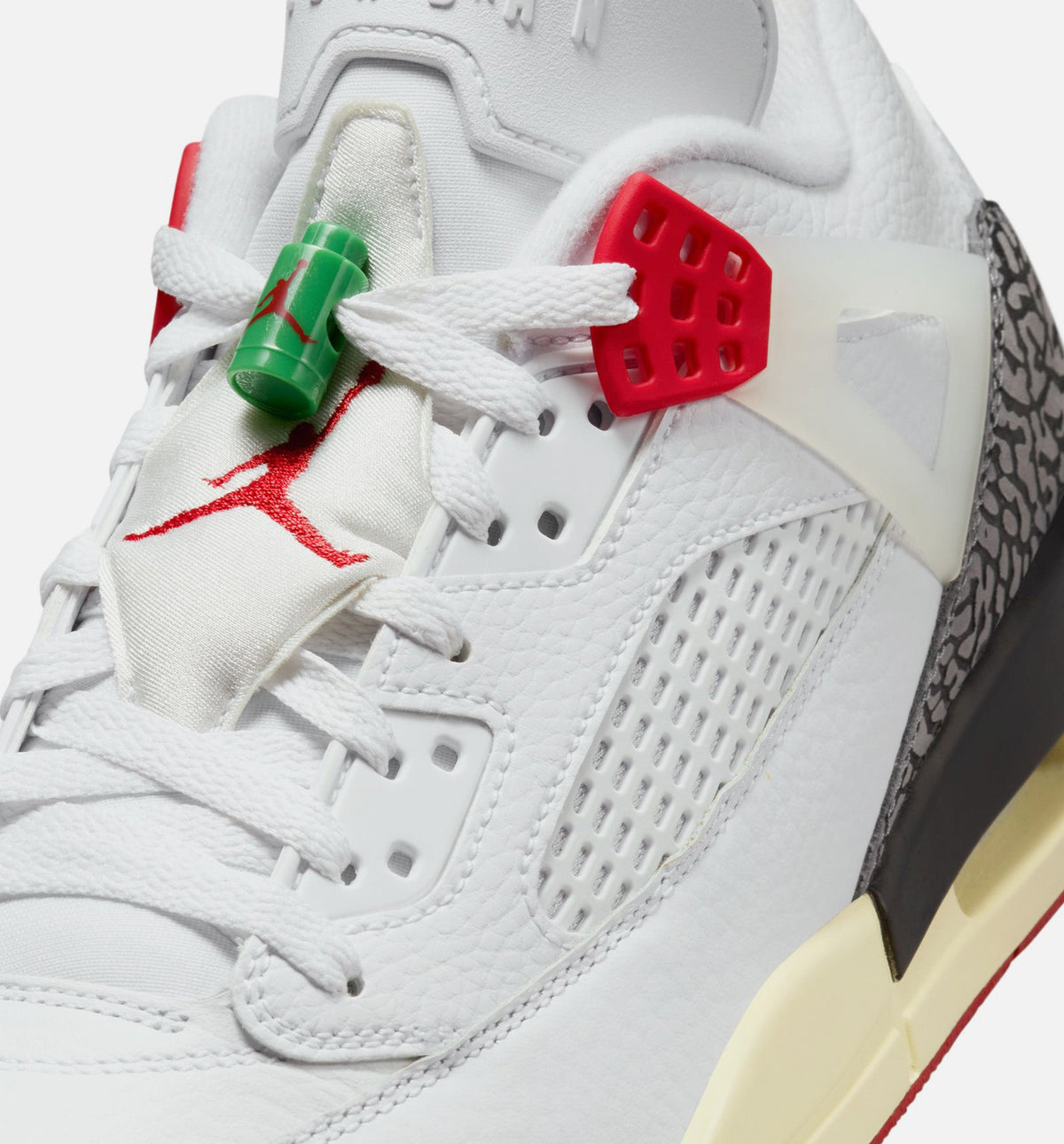 Jordan Spizike Low – Men's Lifestyle Shoe | White/Black/Sail/Varsity Red