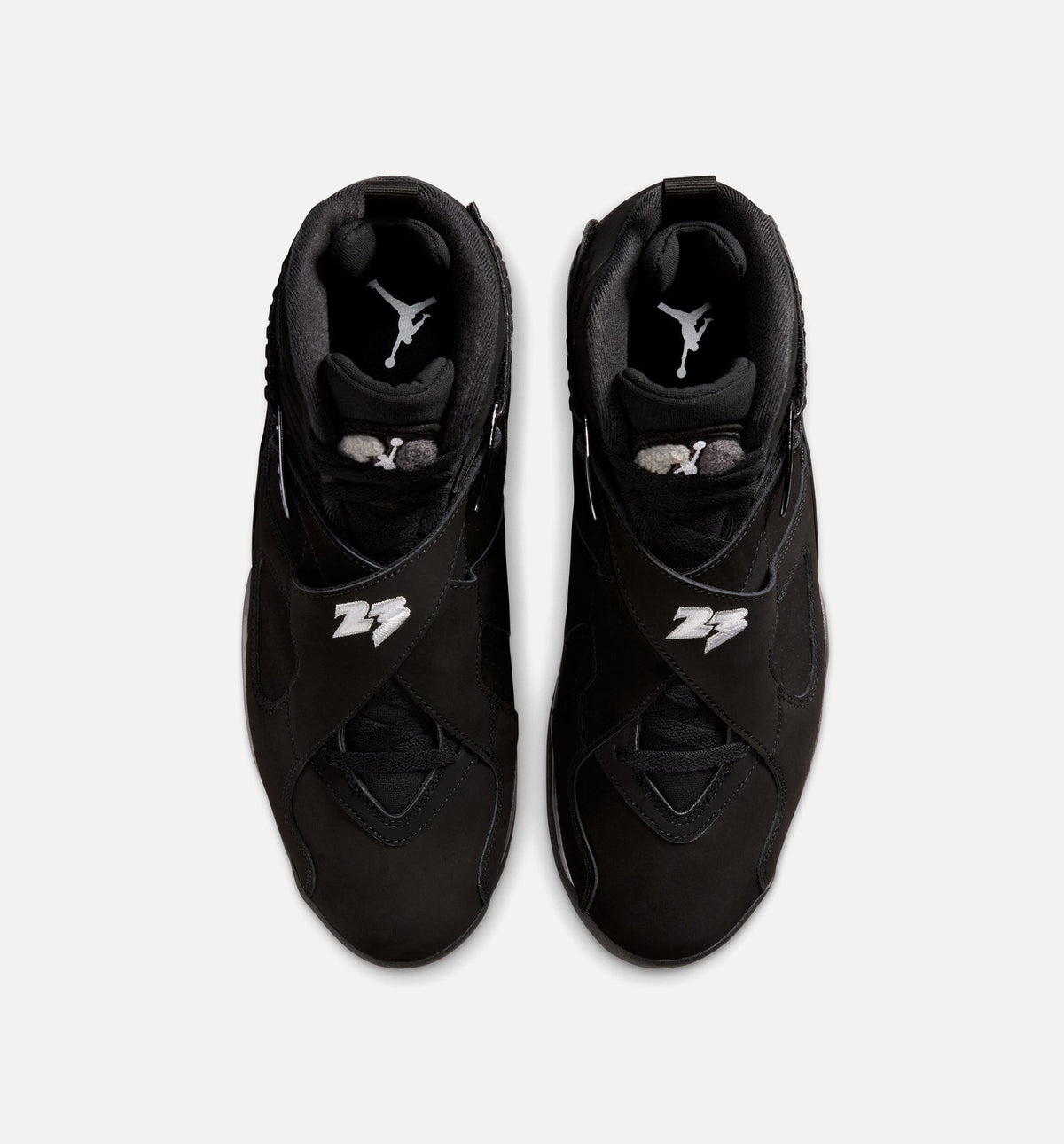 Air Jordan 8 Retro Chrome – Men's Lifestyle Shoe | Black/White/Light Graphite