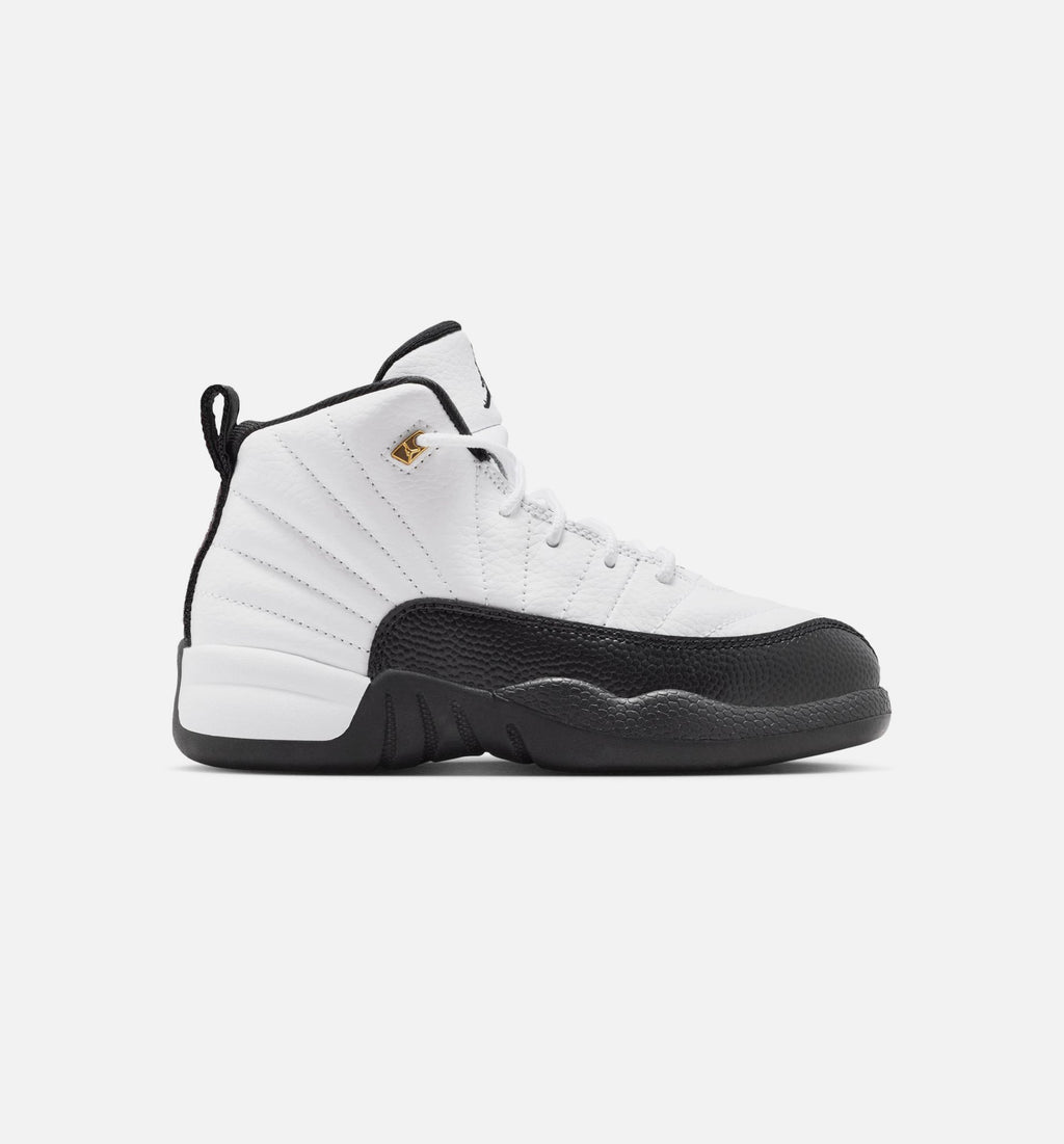 Air Jordan 12 Retro Taxi Preschool – White/Black/Taxi