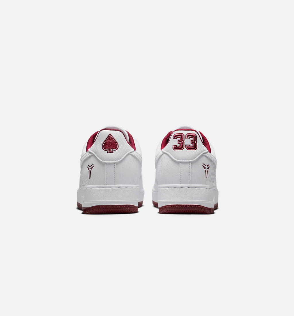Nike Kobe Air Force 1 Low Merion – Men's Lifestyle Shoe | White/Team Red