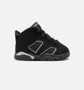 Air Jordan 6 Cap & Gown – Infant & Toddler Lifestyle Shoe | Black/Reflective Silver