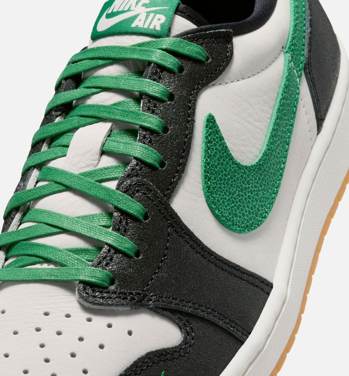 Air Jordan 1 Retro Low OG Phantom & Pine Green – Men's Lifestyle Shoe | Phantom/Pine Green/Black