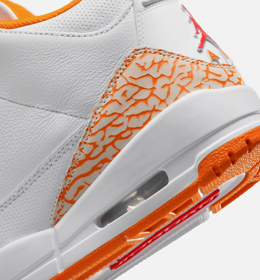 Air Jordan 3 Retro Orange Citrus – Women's Lifestyle Shoe | White/Multicolor