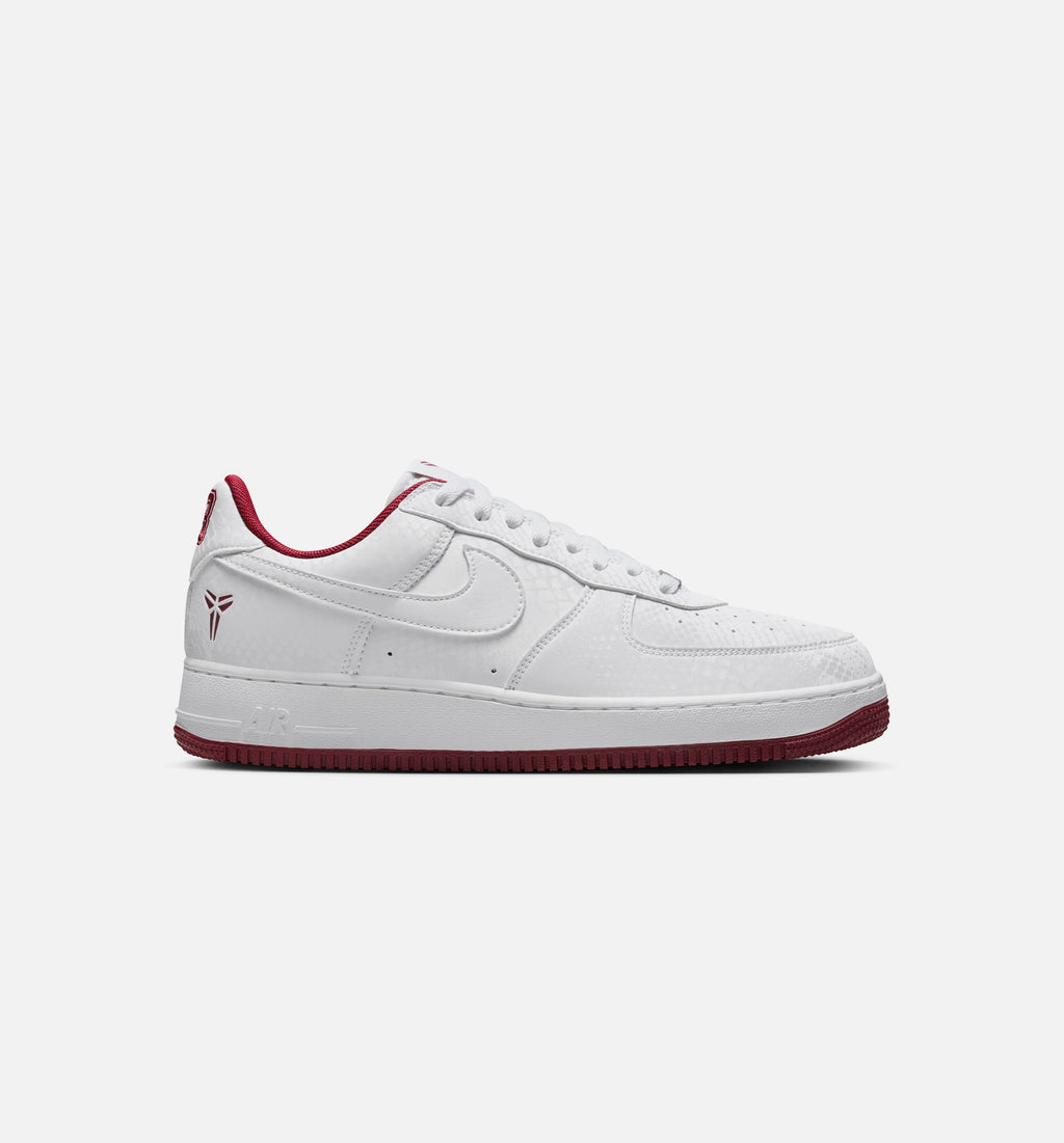 Nike Kobe Air Force 1 Low Merion – Men's Lifestyle Shoe | White/Team Red