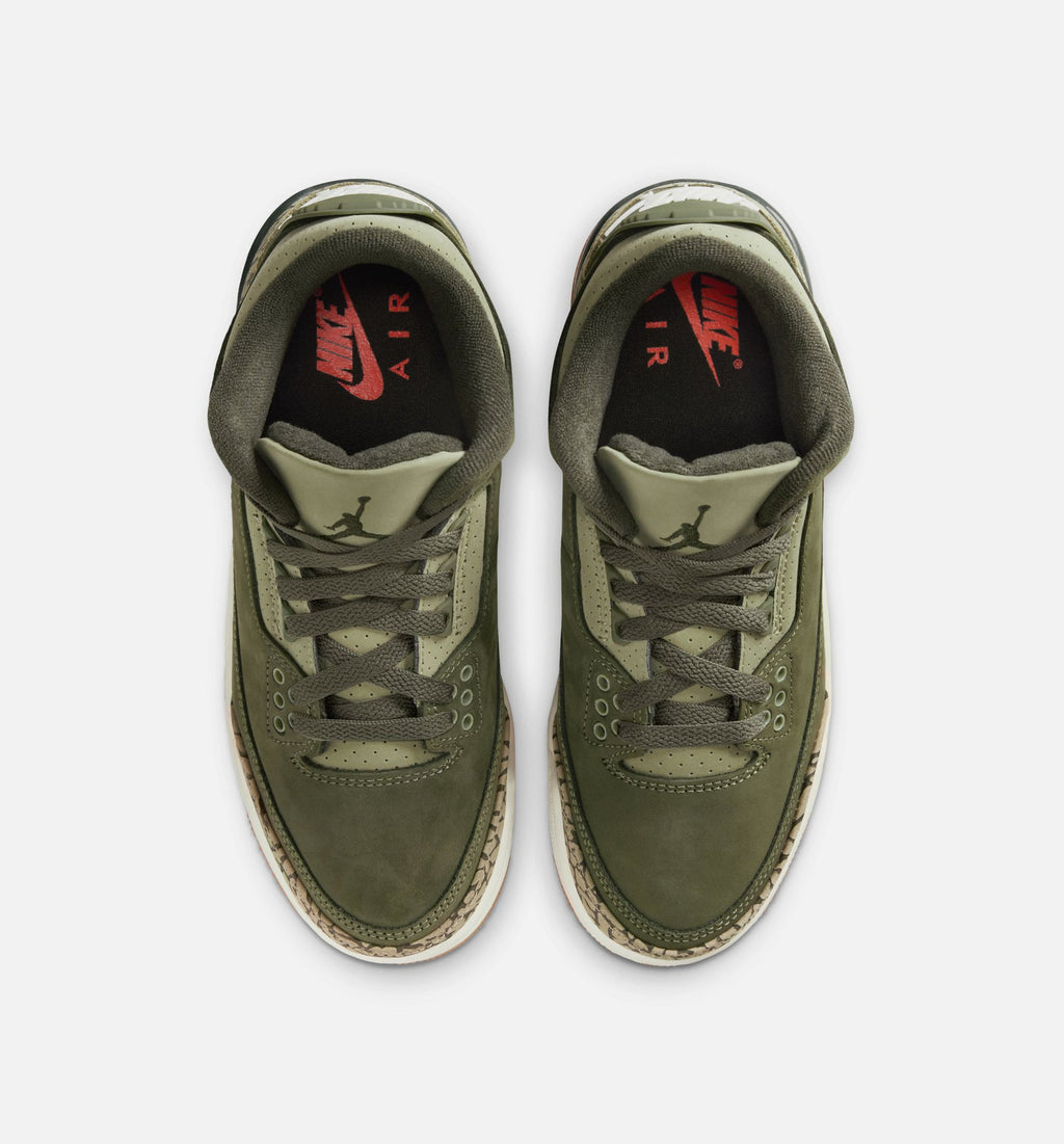 Air Jordan 3 Retro Medium Olive Grade School – Medium Olive/Sequoia/Neutral Olive/Sail