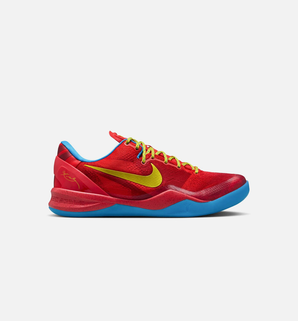 Nike Kobe VIII Protro Year of the Horse – Men's Lifestyle Shoe | Light Crimson/Vivid Blue/Bright Citron
