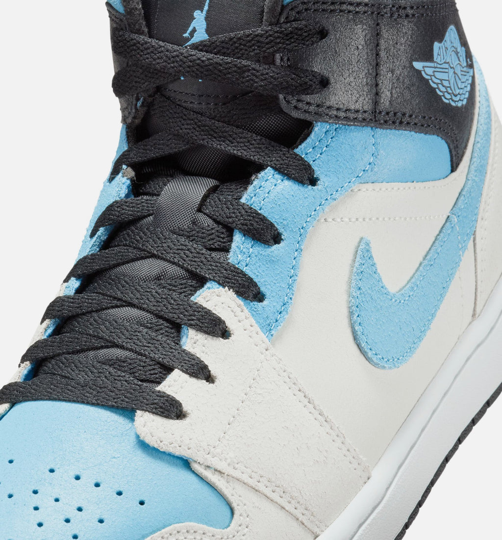 Air Jordan 1 Mid SE – Men's Lifestyle Shoe | Summit White/Blue Chill/Black