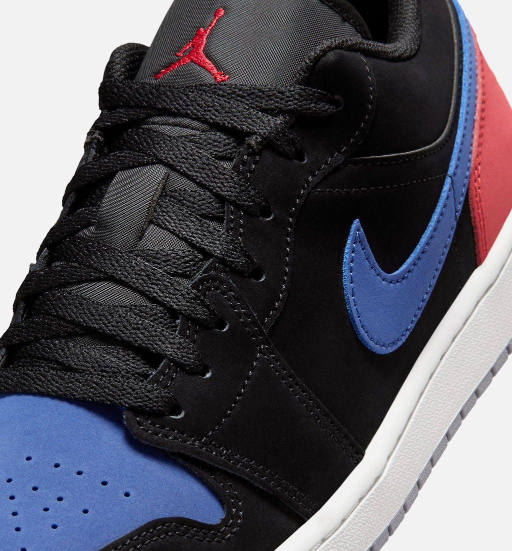 Air Jordan 1 Low – Men's Lifestyle Shoe | Black/Summit White/True Blue/Varsity Red