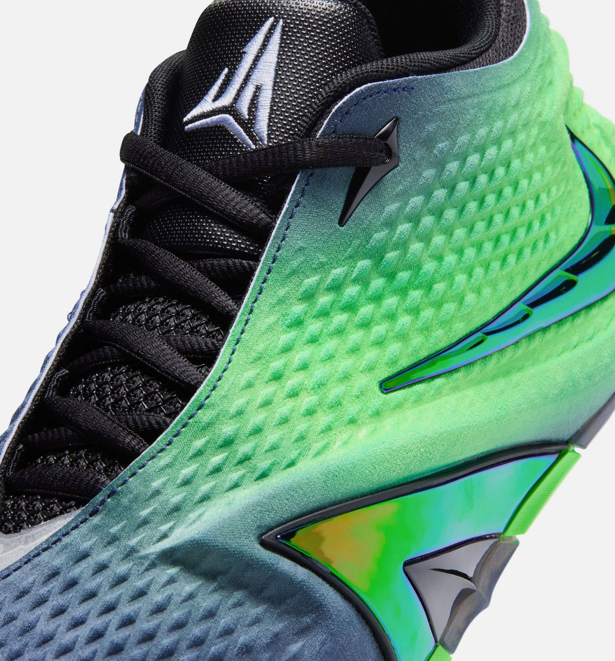Nike Ja 4 Nightmare – Men's Lifestyle Shoe | Obsidian/Black/Voltage Green/Metallic Silver